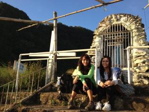 Ninang and I at the Grotto